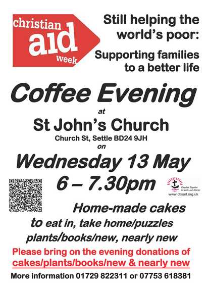 Christian Aid Week coffee poster